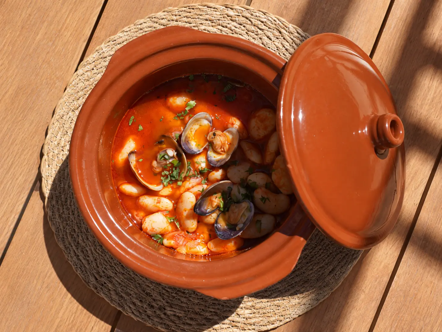Large White Beans with Clams