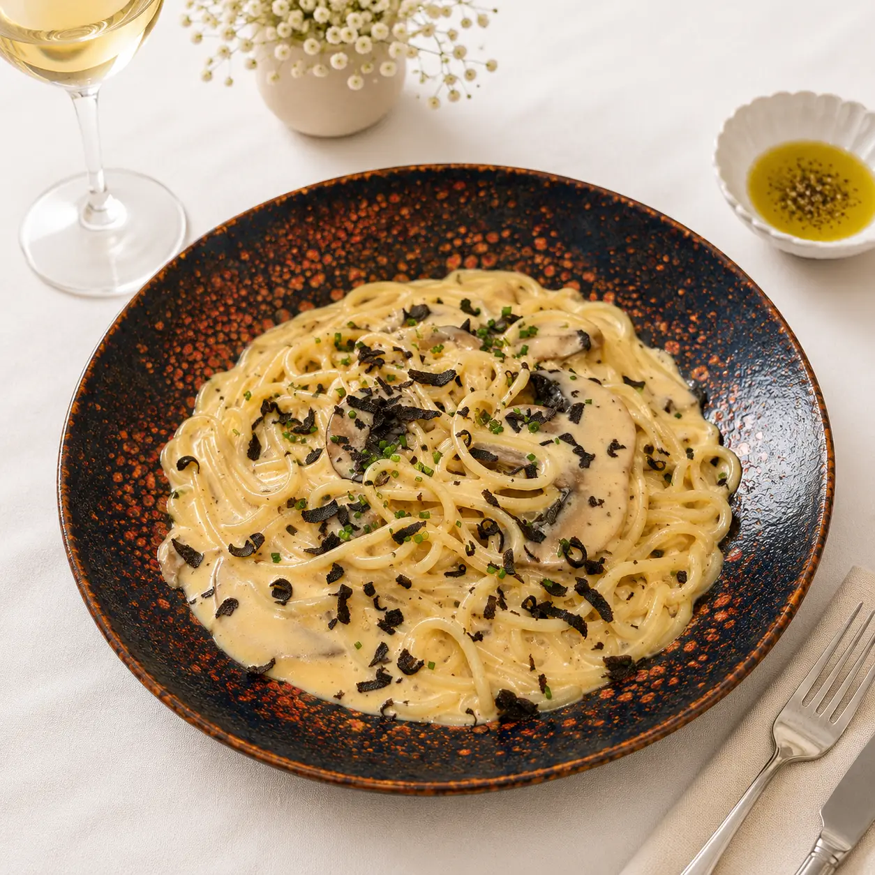 Mushroom and Truffle Tagliatelle